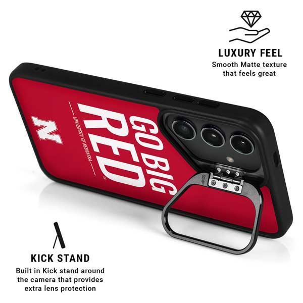 University of Nebraska Go Big Red Galaxy S26 Plus Kickstand Case