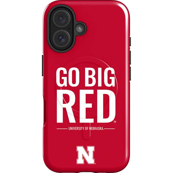 University of Nebraska Go Big Red iPhone 16 Plus Magsafe Impact Case