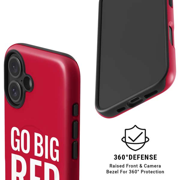 University of Nebraska Go Big Red iPhone 16 Plus Magsafe Impact Case