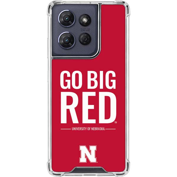 University of Nebraska Go Big Red Moto G Play 5G (2025) Clear Case