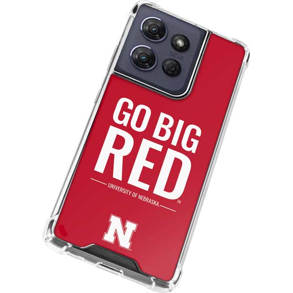 University of Nebraska Go Big Red Moto G Play 5G (2025) Clear Case