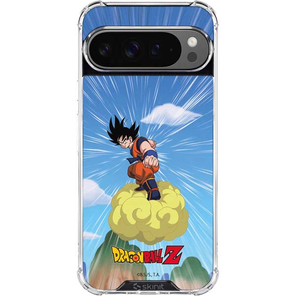 Dragon Ball Z Goku and Nimbus Google Pixel 10 Pro Clear Case