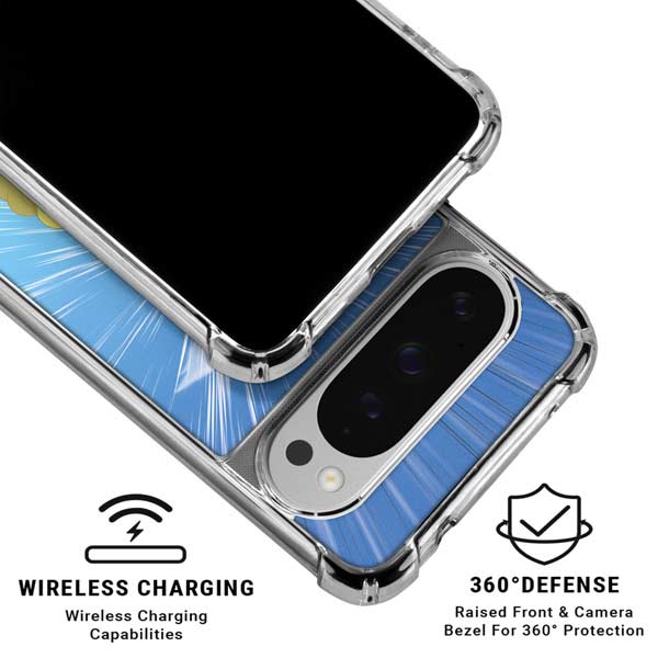 Dragon Ball Z Goku and Nimbus Google Pixel 10 Pro Clear Case