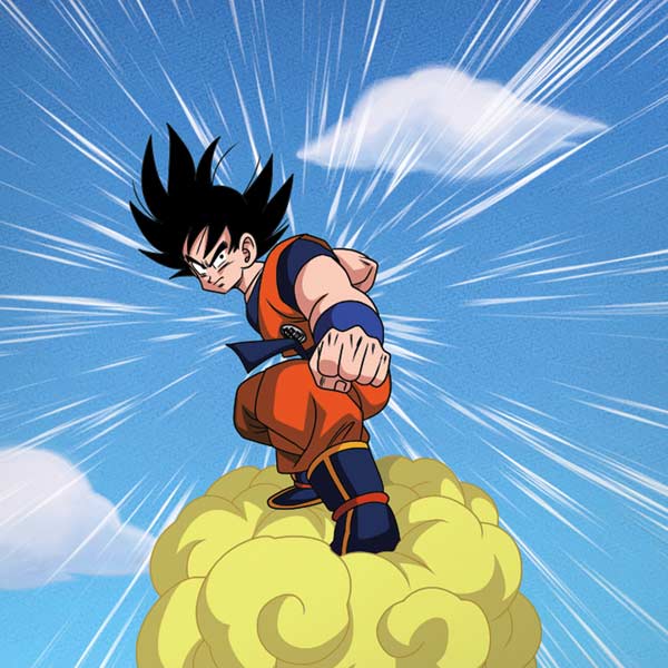 Dragon Ball Z Goku and Nimbus iPhone XS Pro Case
