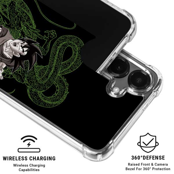 Dragon Ball Z Goku and Shenron Galaxy S26 Clear Case