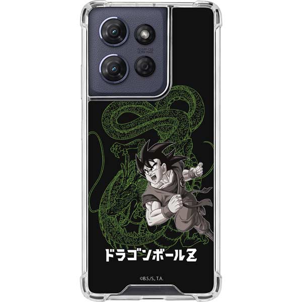 Dragon Ball Z Goku and Shenron Moto G Play 5G (2025) Clear Case