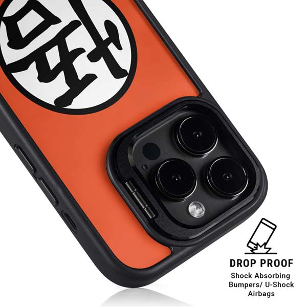 Dragon Ball Z Goku Iconic Kanji Symbol iPhone 14 Pro Kickstand Case