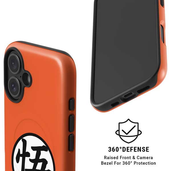Dragon Ball Z Goku Iconic Kanji Symbol iPhone 16 Plus Magsafe Impact Case
