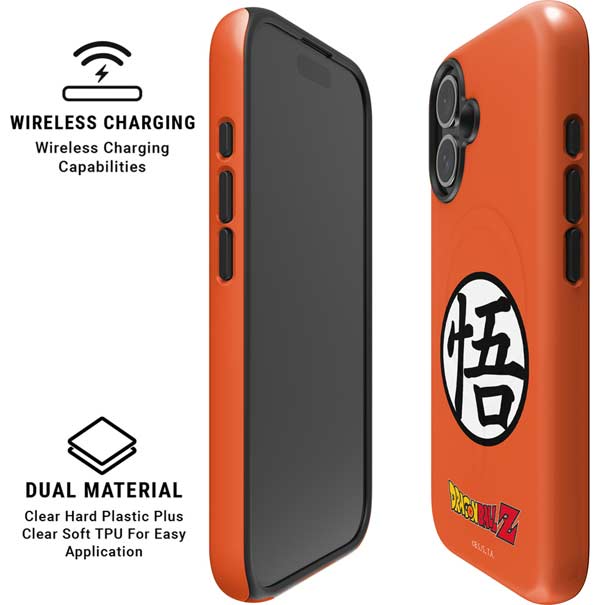 Dragon Ball Z Goku Iconic Kanji Symbol iPhone 16 Plus Magsafe Impact Case
