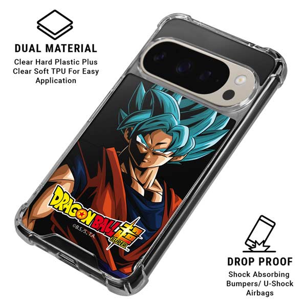 Dragon Ball Super Goku Google Pixel 9 Pro XL Clear Case
