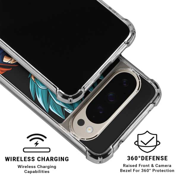 Dragon Ball Super Goku Google Pixel 9 Pro XL Clear Case