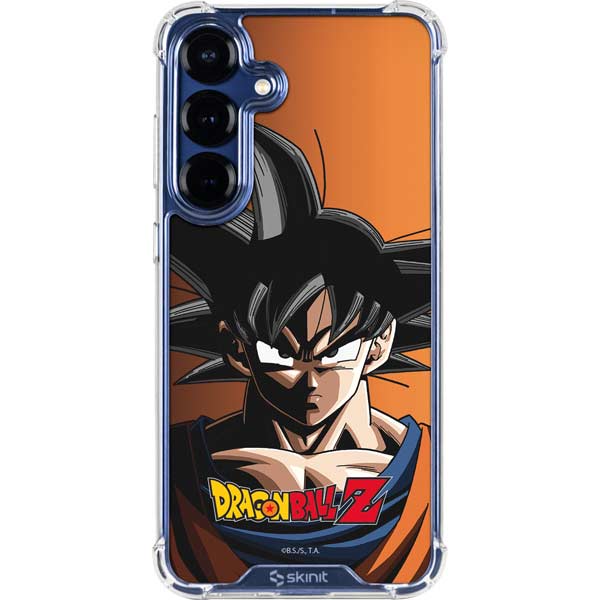 Dragon Ball Z Goku Portrait Galaxy S25 Plus Clear Case