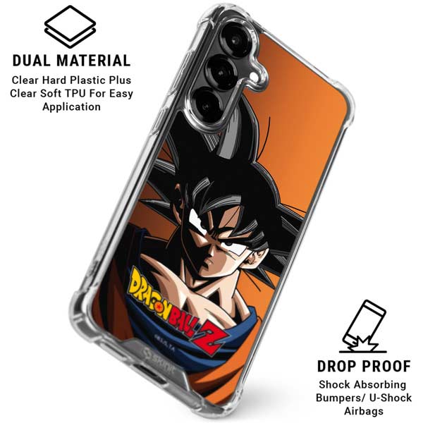 Dragon Ball Z Goku Portrait Galaxy S26 Plus Clear Case