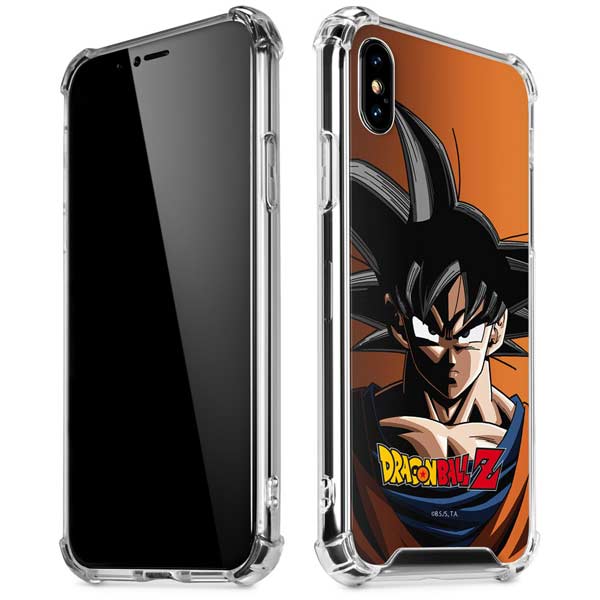 Dragon Ball Z Goku Portrait iPhone X/XS Clear Case