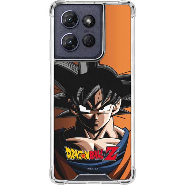 Dragon Ball Z Goku Portrait Moto G Power 5G (2025) Clear Case Dragon Ball Z Goku Portrait Moto G Power 5G (2025) Clear Case