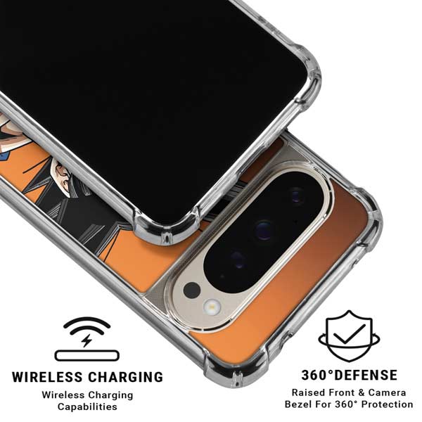 Dragon Ball Z Goku Portrait Pixel 9 Pro XL Clear Case