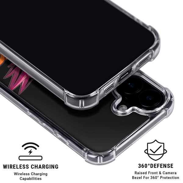 Dragon Ball Super Goku Portrait Super Sayan 4 iPhone 17 Clear Case