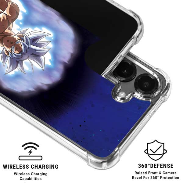 Dragon Ball Super Goku Ultra Instinct Galaxy S26 Clear Case
