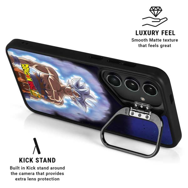 Dragon Ball Super Goku Ultra Instinct Galaxy S26 Plus Kickstand Case