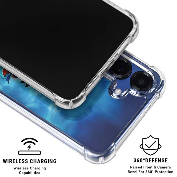 Dragon Ball Super Goku Vegeta Super Ball Galaxy S25 Plus Clear Case