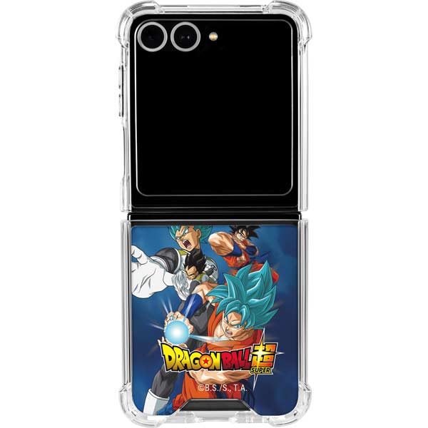 Dragon Ball Super Goku Vegeta Super Ball Galaxy Z Flip7 Clear Case