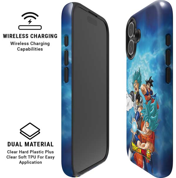 Dragon Ball Super Goku Vegeta Super Ball iPhone 16 Plus Magsafe Impact Case