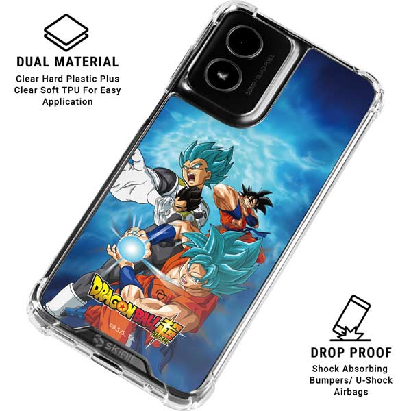 Dragon Ball Super Goku Vegeta Super Ball Moto G Power 5G (2024) Clear Case