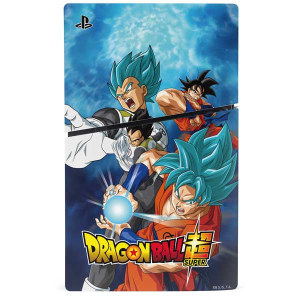 Dragon Ball Super Goku Vegeta Super Ball PS5 Slim Disk Bundle Skin