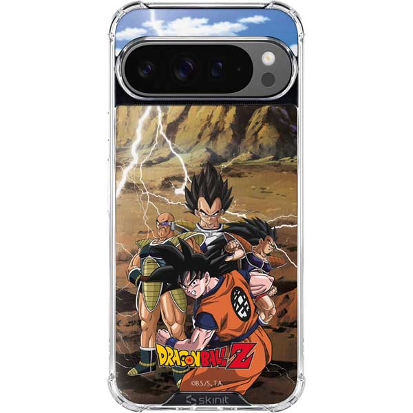 Dragon Ball Z Goku Versus Saiyans Google Pixel 10 Pro Clear Case