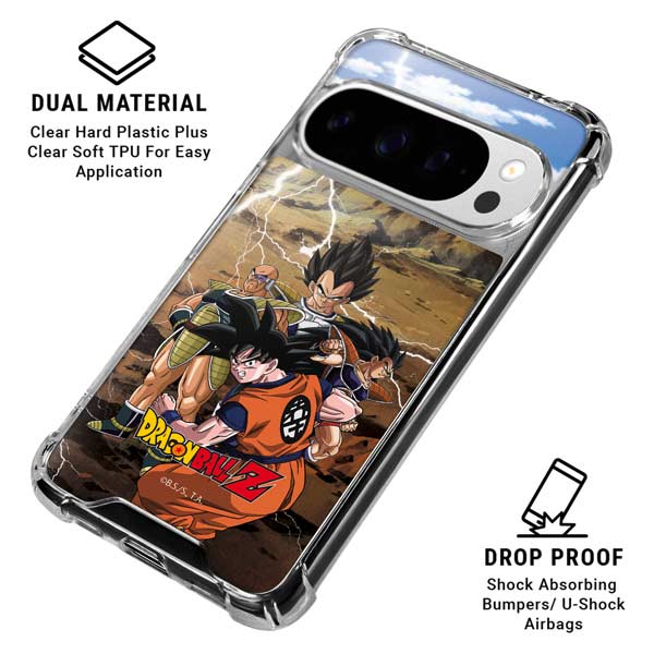 Dragon Ball Z Goku Versus Saiyans Google Pixel 10 Pro Clear Case