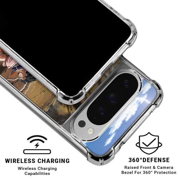Dragon Ball Z Goku Versus Saiyans Google Pixel 10 Pro Clear Case