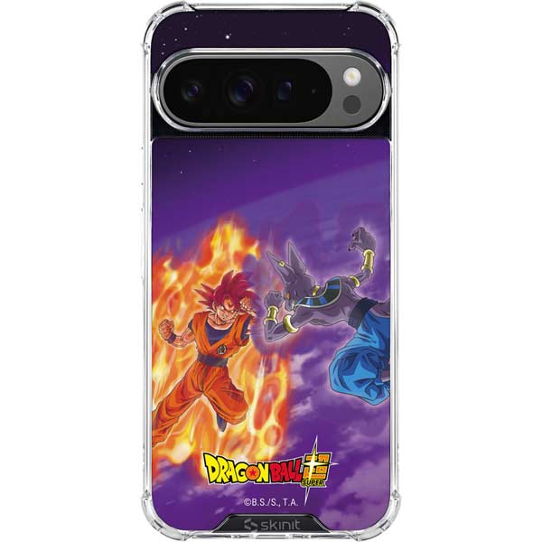 Dragon Ball Super Goku vs Beerus Google Pixel 10 Pro XL Clear Case
