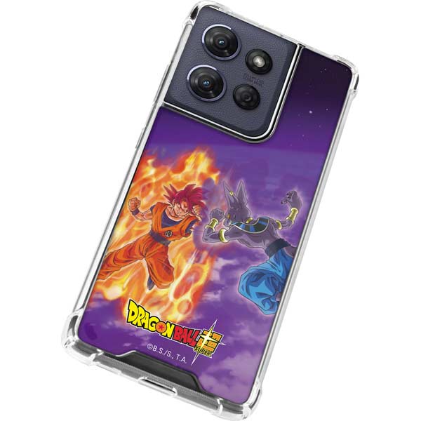 Dragon Ball Super Goku vs Beerus Moto G 5G (2025) Clear Case