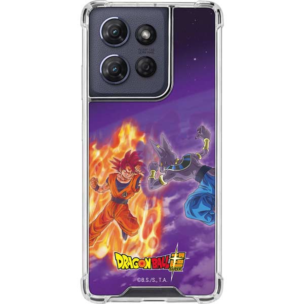 Dragon Ball Super Goku vs Beerus Moto G Power 5G (2025) Clear Case