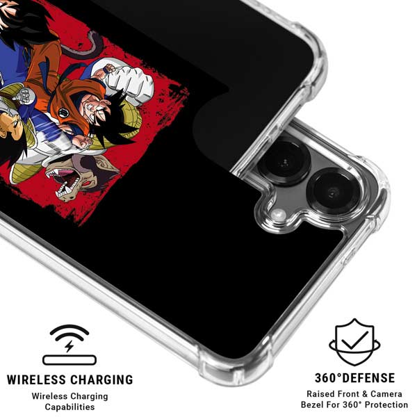 Dragon Ball Z Goku Vs Vegeta Galaxy S26 Clear Case
