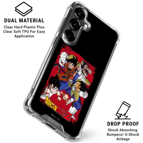 Dragon Ball Z Goku Vs Vegeta Galaxy S26 Clear Case