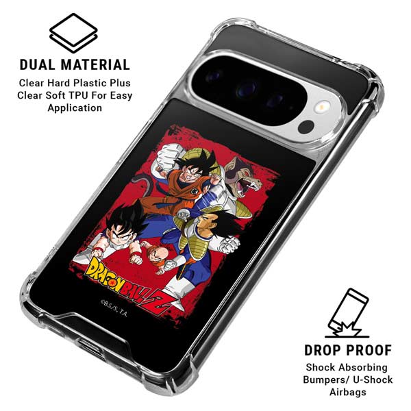 Dragon Ball Z Goku Vs Vegeta Google Pixel 10 Pro XL Clear Case