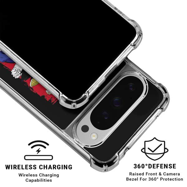 Dragon Ball Z Goku Vs Vegeta Google Pixel 10 Pro XL Clear Case