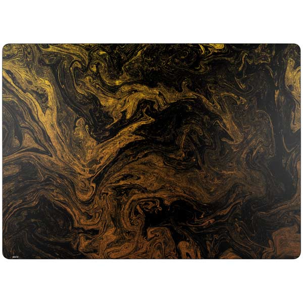 Gold and Black Marble Surface Laptop 7 13.8in Skin