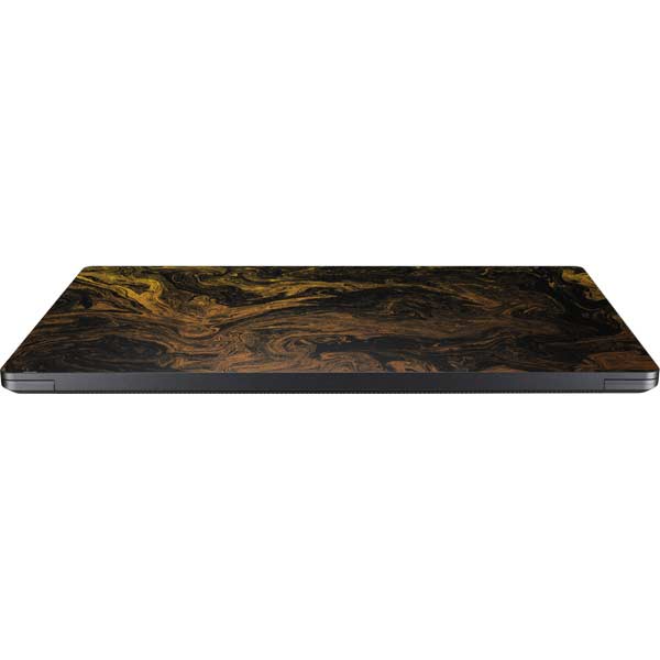 Gold and Black Marble Surface Laptop 7 15in Skin