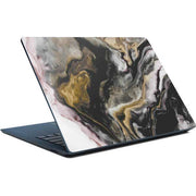 Gold Blush Marble Ink Surface Laptop Skin