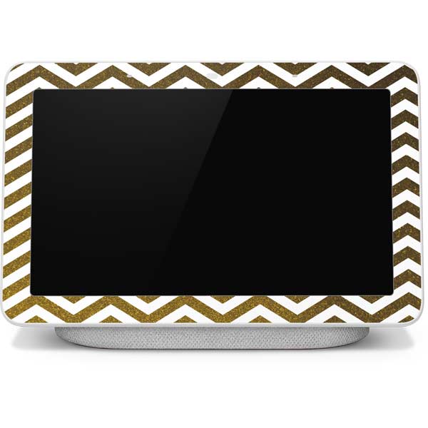 Gold Chevron Google Home Hub Skin
