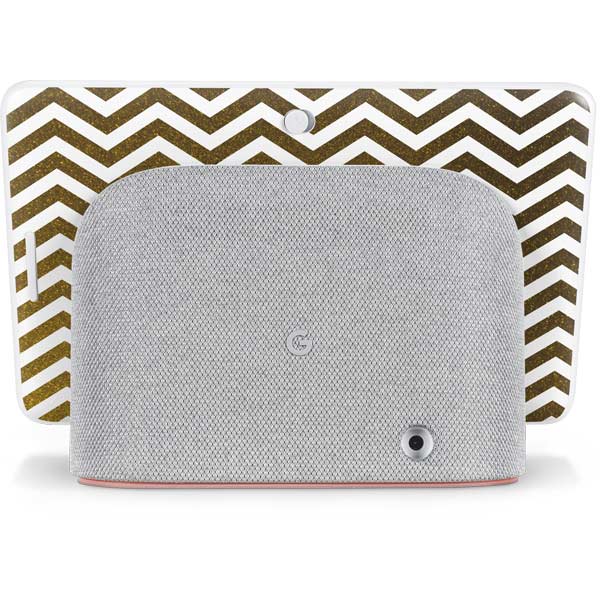 Gold Chevron Google Home Hub Skin