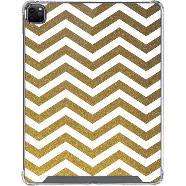 Gold Chevron iPad Cases