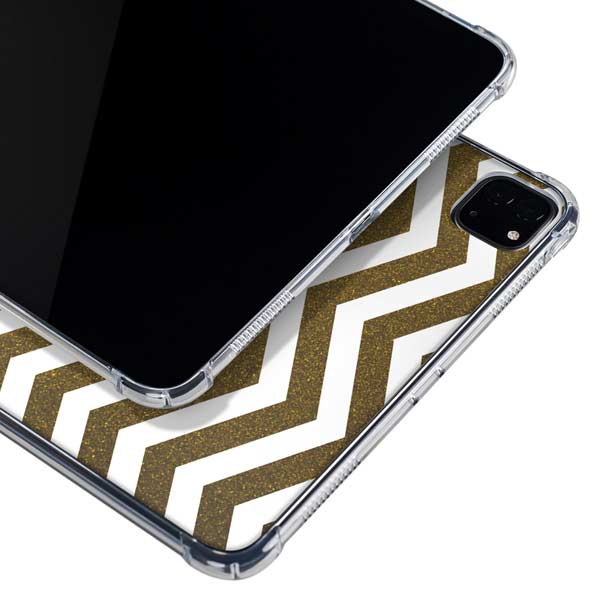 Gold Chevron iPad Cases