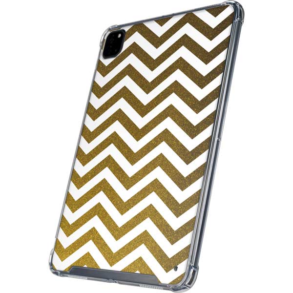 Gold Chevron iPad Cases