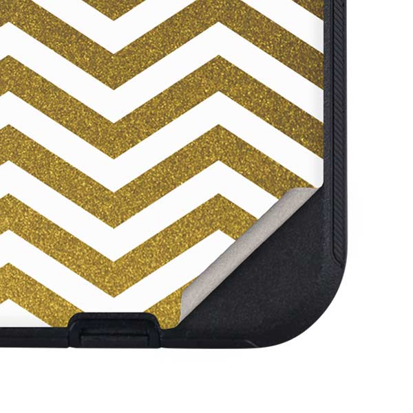 Gold Chevron Otterbox Defender iPhone Skin
