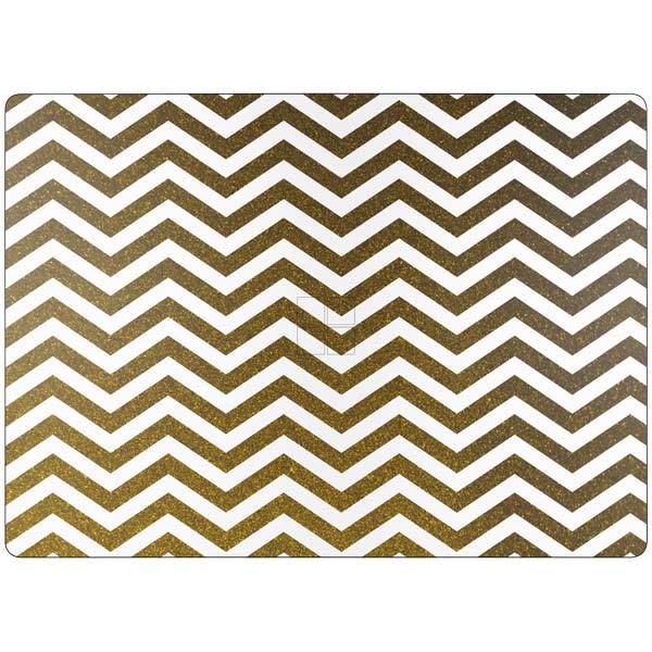 Gold Chevron Surface Laptop 7 13.8in Skin