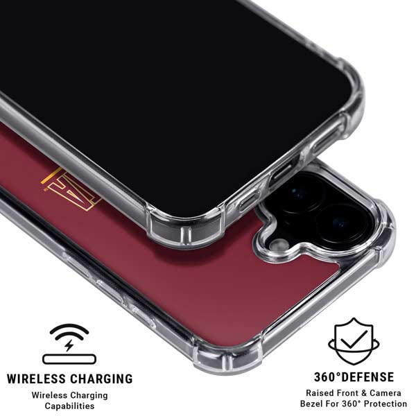 University of Minnesota Athletic Text iPhone 17 Clear Case