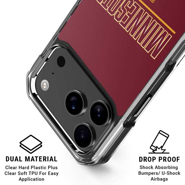 University of Minnesota Athletic Text iPhone 17 Pro Max MagSafe Case